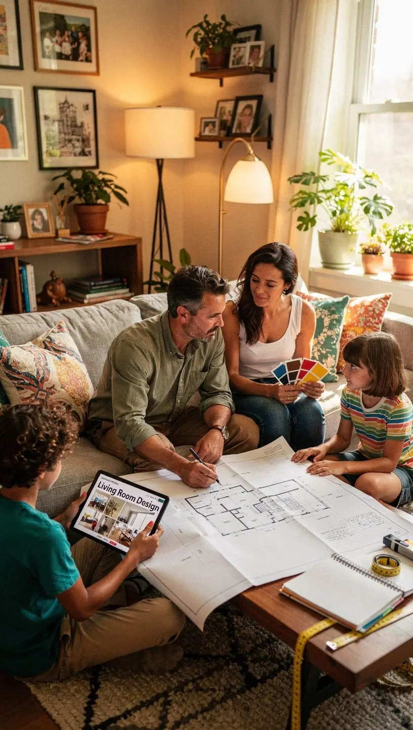 Стильный дизайн прихожей с элементами хранения и декоративными акцентами